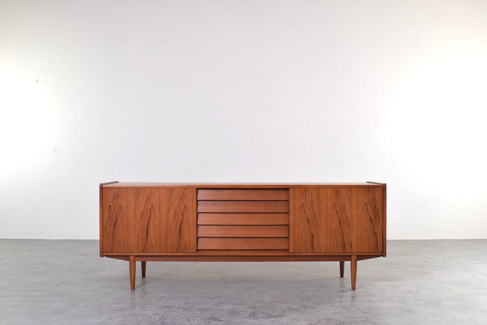 Mid-Century Teak Trio Sideboard by Nils Jonsson for Hugo Troeds, 1960s.
