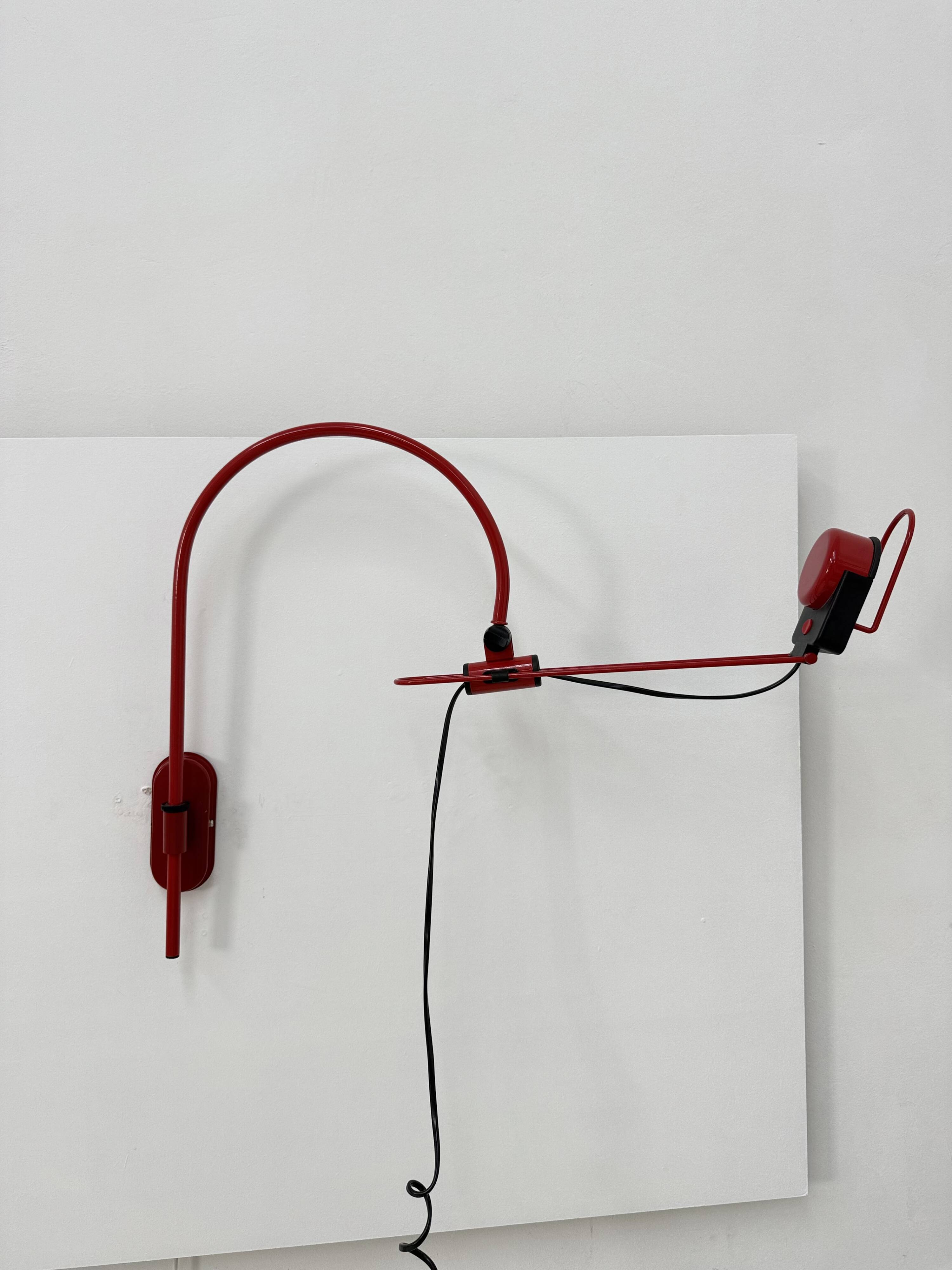 Italian adjustable wall Lamp by Vico Magistretti, 1980s