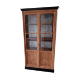 Vitrine vaisselier en chêne