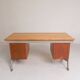 Industrial desk with 2 drawer units, 1960s.