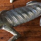 Couple of brass alligators