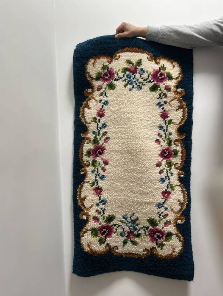 Vintage wool rug
