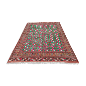 Handmade oriental rug vintage boukhara 300 x 208 cm