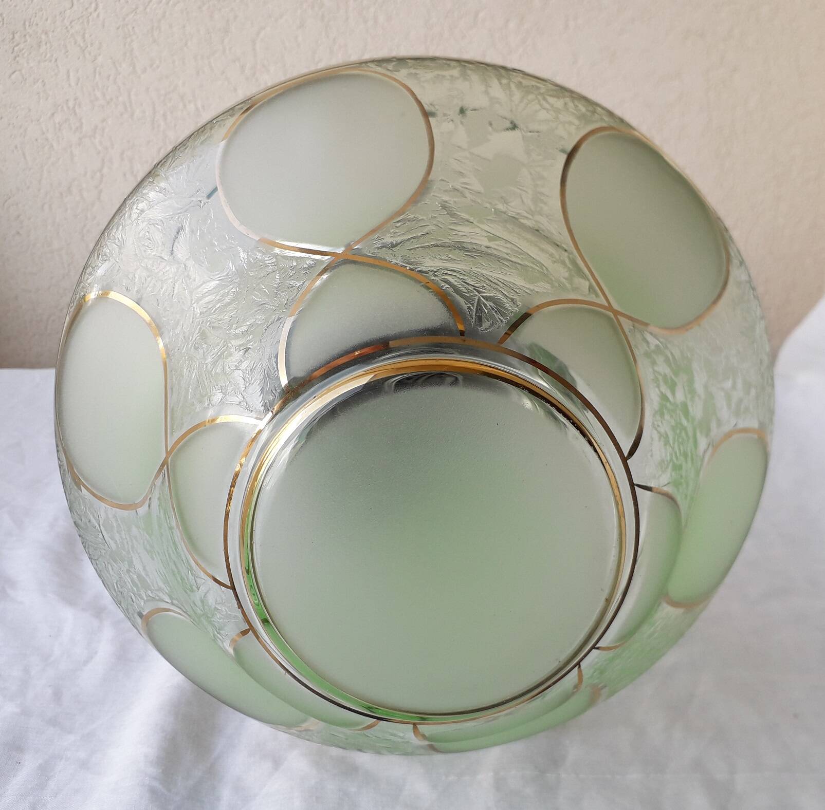 Suspension plafonnier en verre