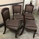 4 chaises acajou