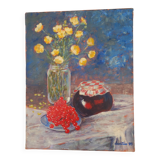 Oil on canvas still life