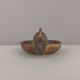 André Bodin zoomorphic cup signed in sandstone