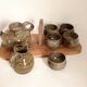 Vintage pyrite stone coffee/tea service