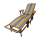 Old rattan and bamboo lounge chair in 1920