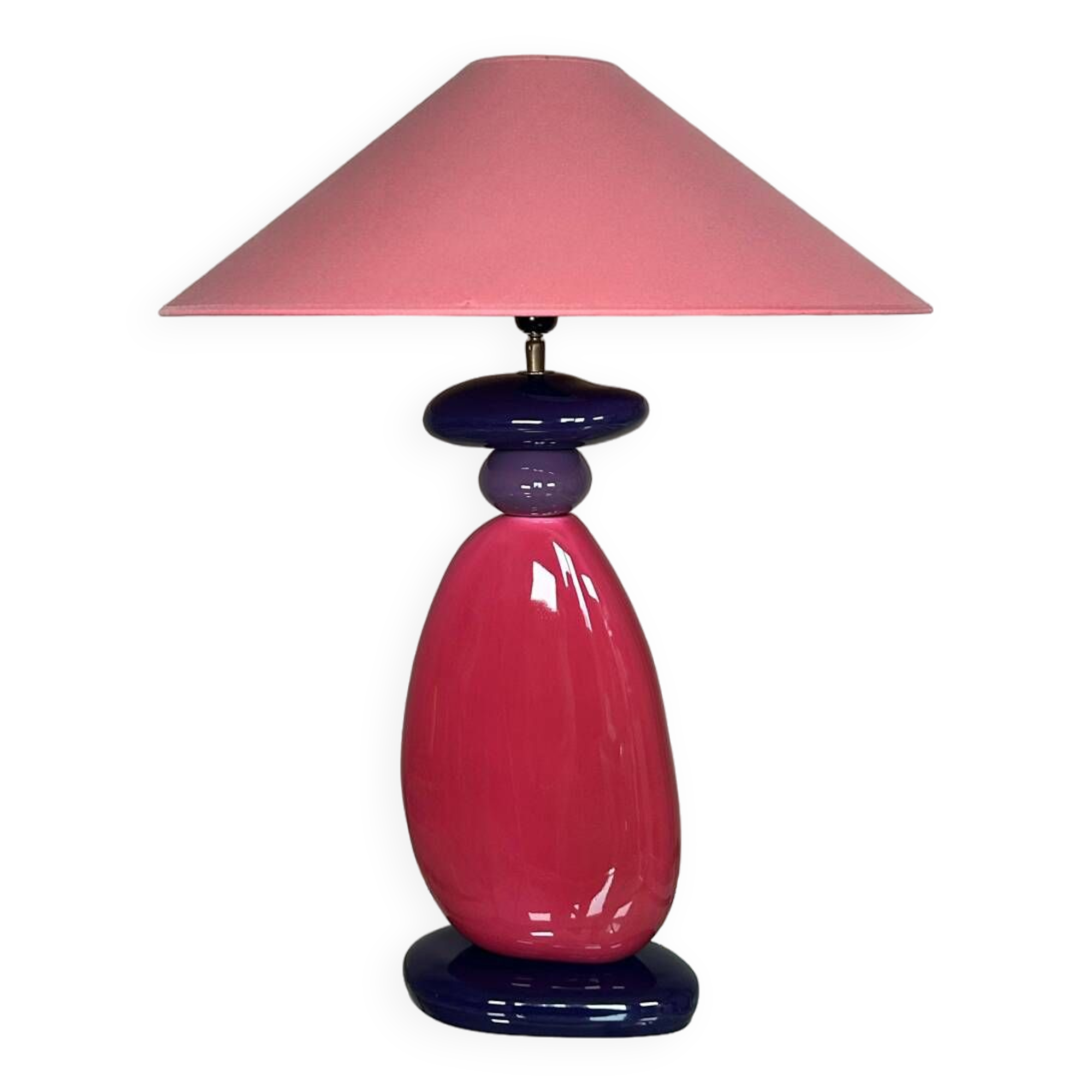 Large pebble lamp François Chatain 80s