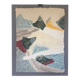 A carborundum engraving, towards the peaks, 1992, by bernard alligand.