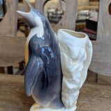 Pichet vintage pingouin barbotine