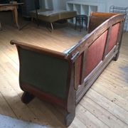 Old wooden sofa