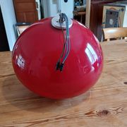 Vintage Opaline Red Pendant Lamp “VIRO”