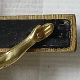 Bronze & ebony "skull" crucifix 19th century