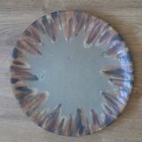 Large stoneware plate by Charles Greber
