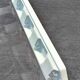 Old shelf of great length / shelf in white Art Deco porcelain