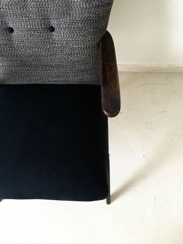 Fauteuil vintage Wingback années 1950