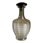 Art Deco Smoked Carafe