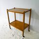 1940’s vintage mid century wooden drinks/tea trolley
