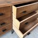 Vintage Scandinavian teak sideboard – 6 drawers – 1960s