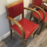 Paire de fauteuils bridge, années 60