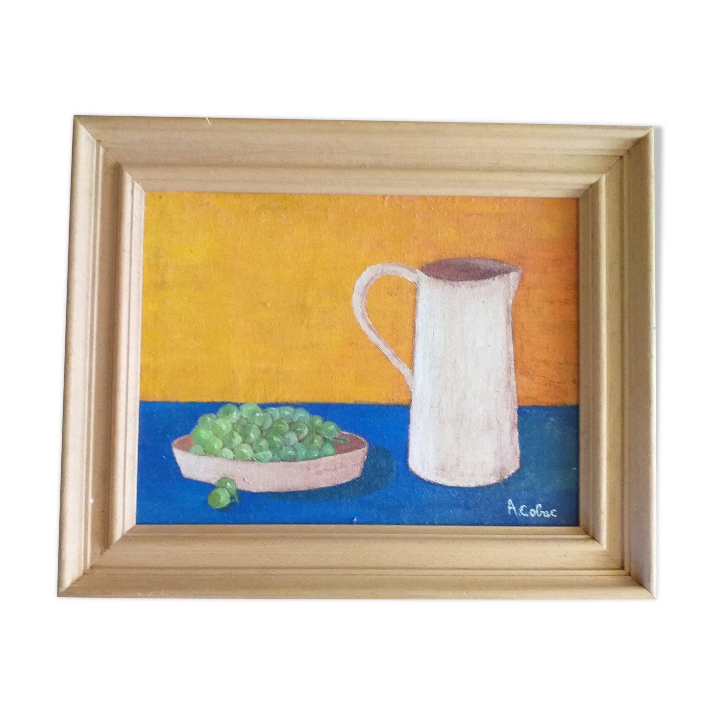 Painting on canvas still life by A.Cobac