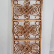 Room divider / screen in rattan, modern Scandinavian style, Swedish, mid-1900s.