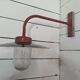 Industrial iron wall light