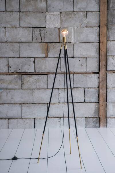 Lampadaire Tripod Cliff Lambert & Fils