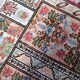 Tapis tunisien vintage en soie, fait main, 51 cm x 97 cm, années 1970