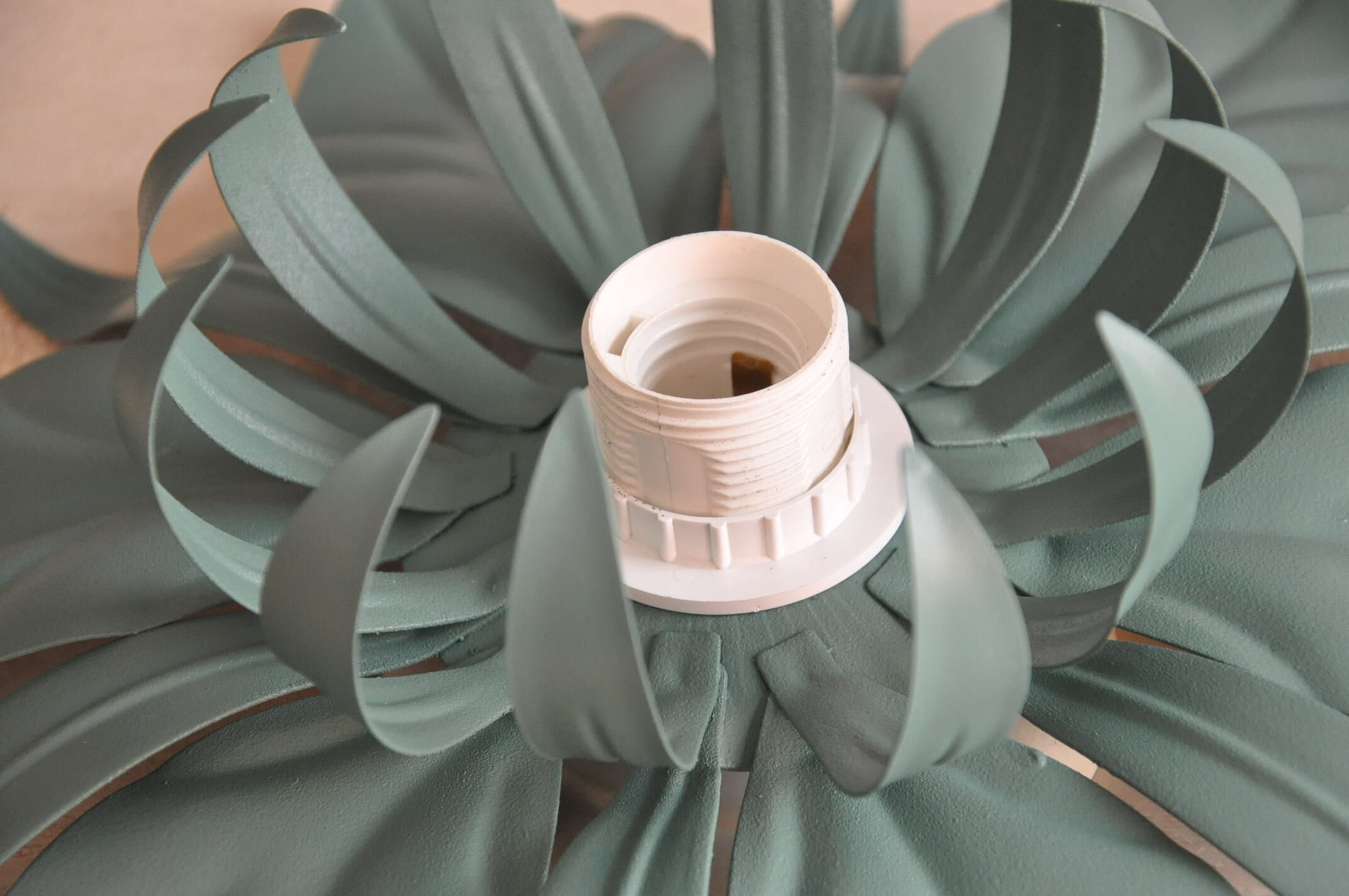 Applique fleur en métal