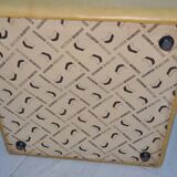 Roche Bobois leather pouf, 1970s