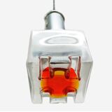 Murano Glass Cube Pendant Lamp, Italy, 1970s