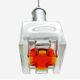 Murano Glass Cube Pendant Lamp, Italy, 1970s