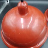 Rare x2 Lita pendant light design industrial lamp factory sheet metal 1960/70 loft