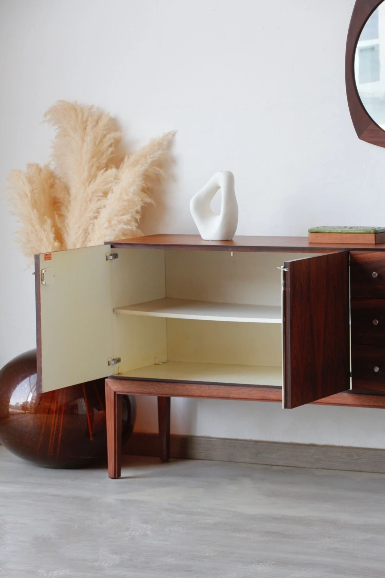 Enfilade vintage rosewood Palette Sideboard (1970)