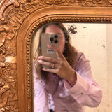 Miroir vintage doré style Louis XV