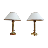 Set of 2 bedside lamps