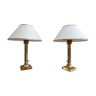Set of 2 bedside lamps