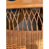 Rattan cot