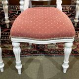 Set of 6 English Victorian style mahogany chairs.