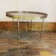 Vintage neoclassical coffee table with mahogany veneer.