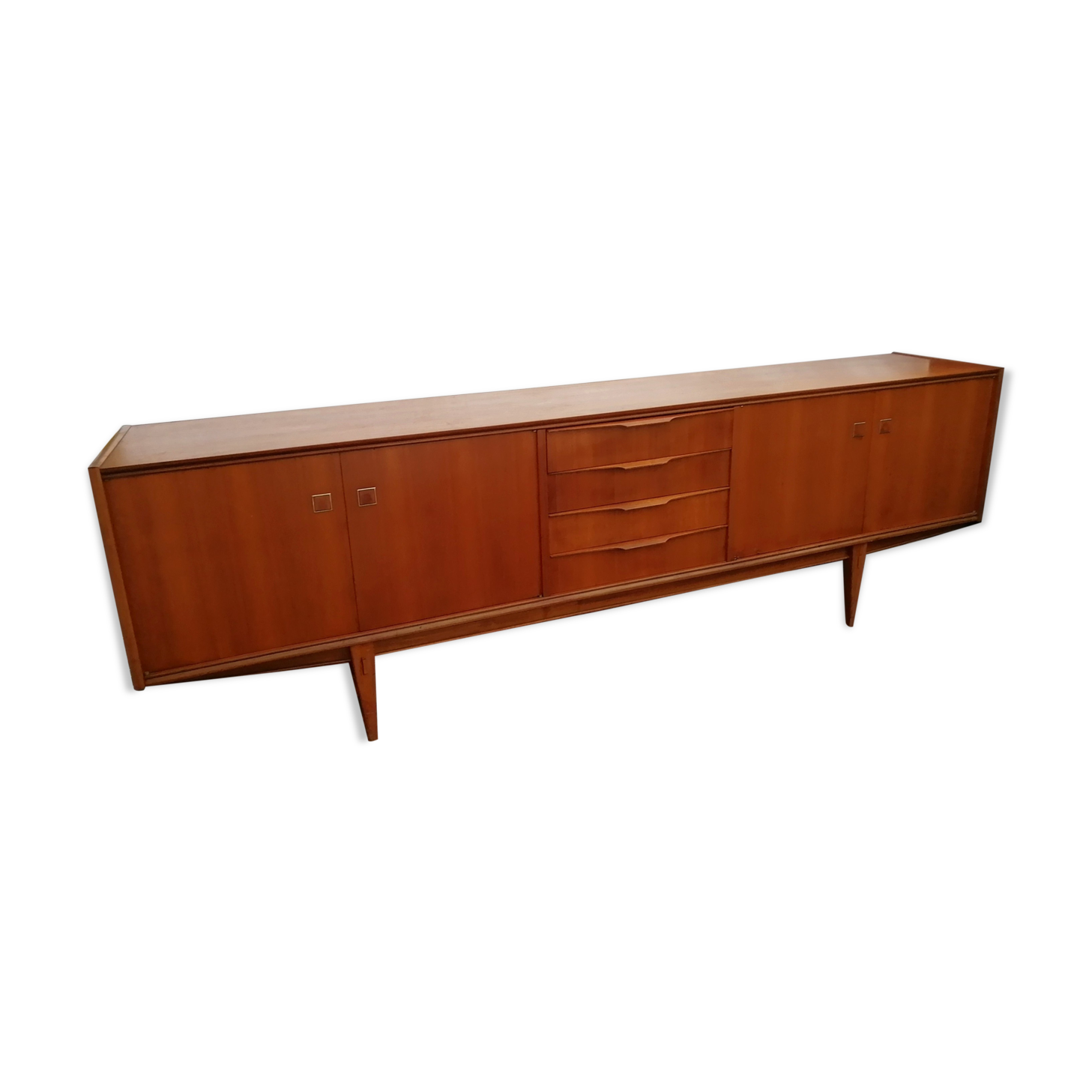 Scandinavian vintage teak sideboard, 60s