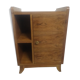 Art Deco walnut bedside table
