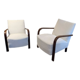 Pair of armchairs H213 Halabala