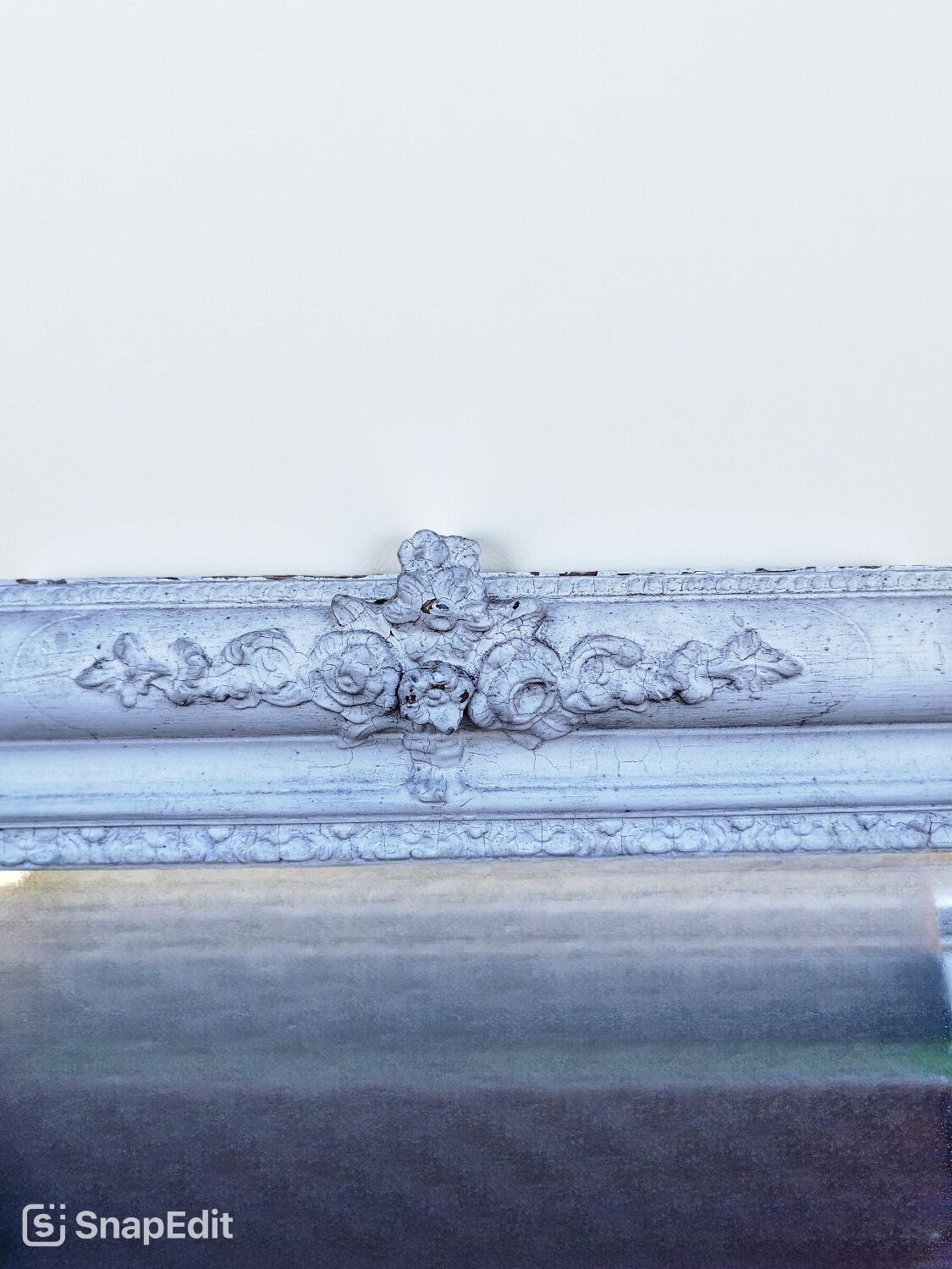 Large fireplace mirror 19th century