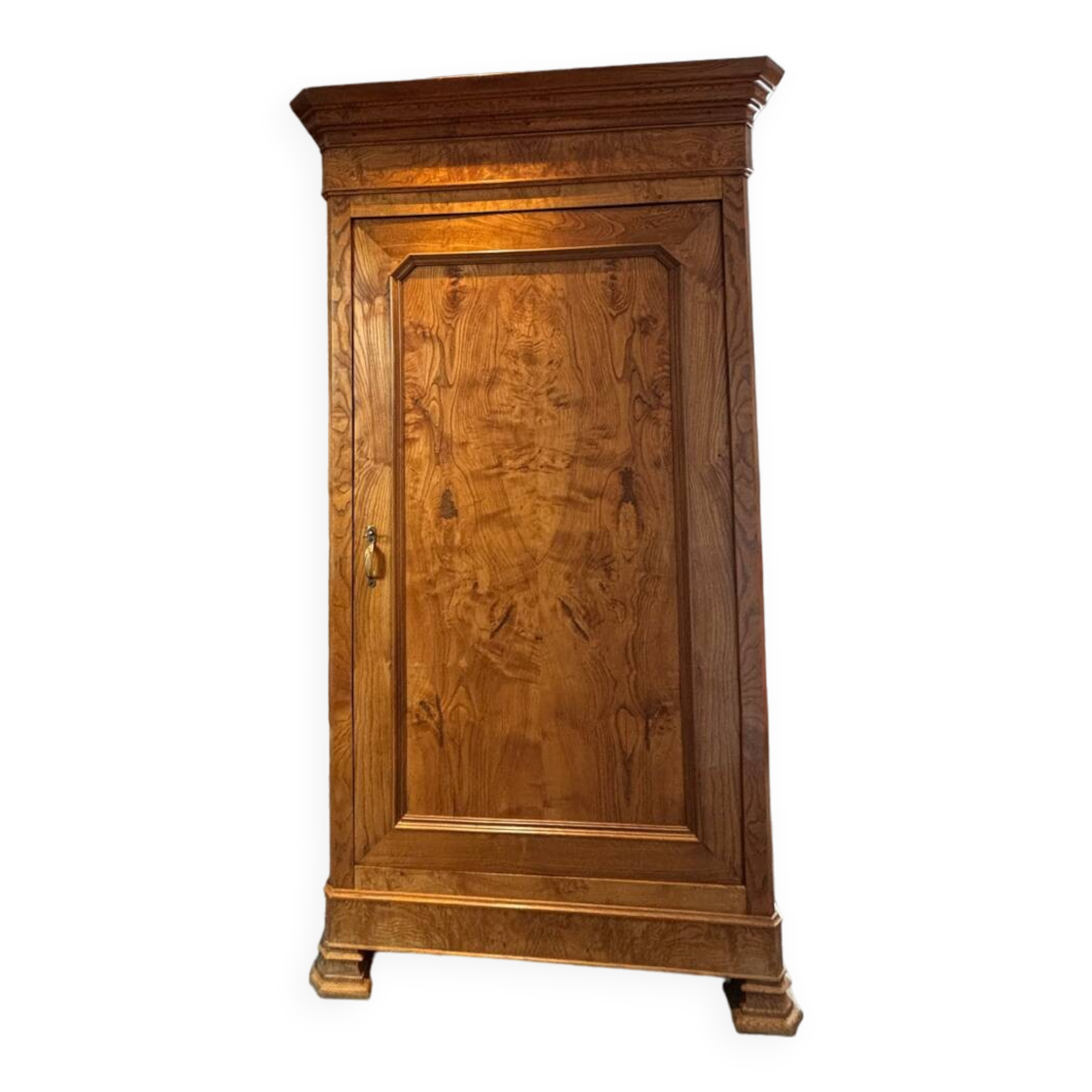 Elm burl cabinet