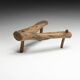 Wabi Sabi Primitive Tripod Stool, France, 18th Century