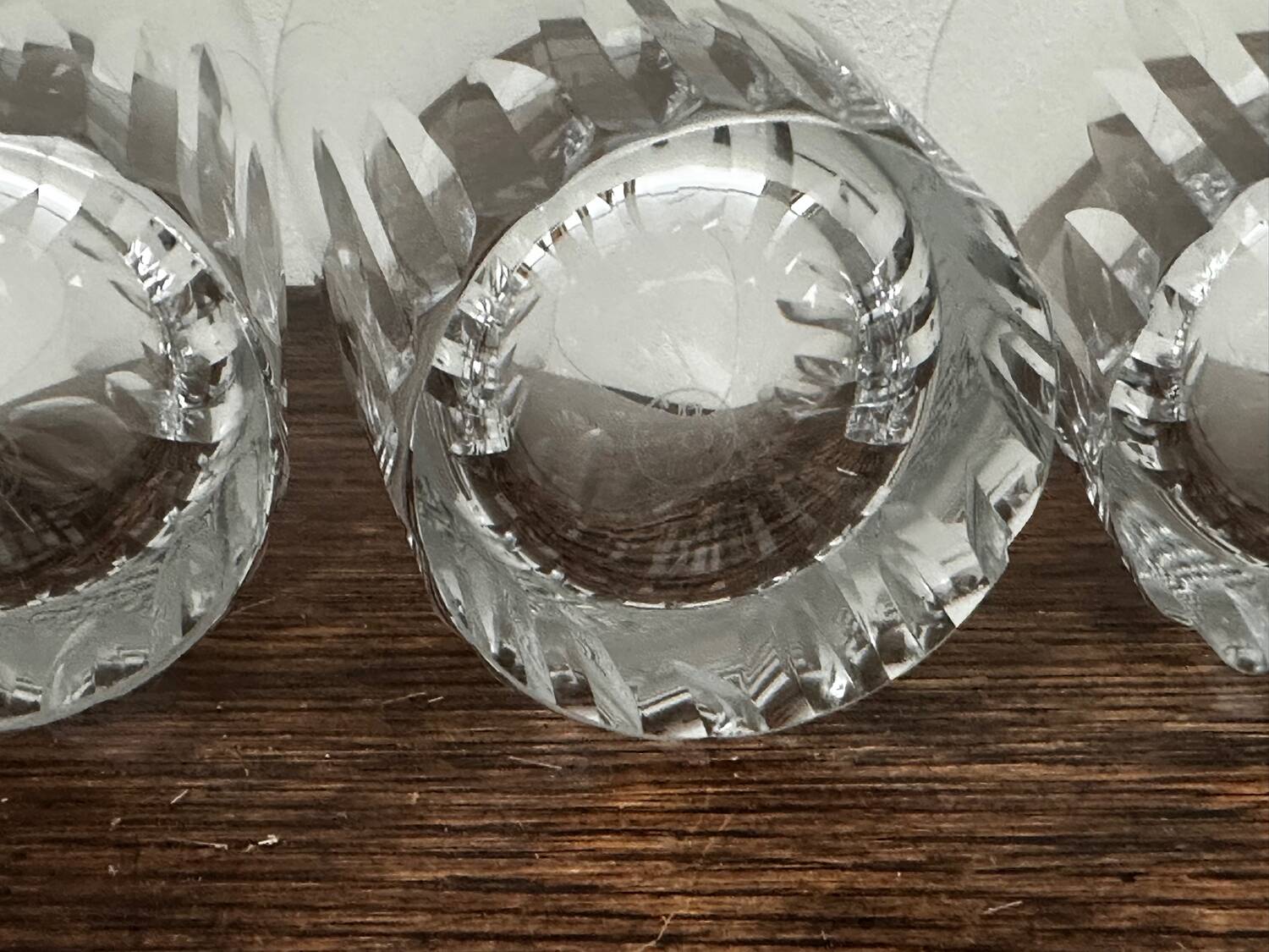 4 Baccarat Crystal Orangeade Glasses stamped Casino Model